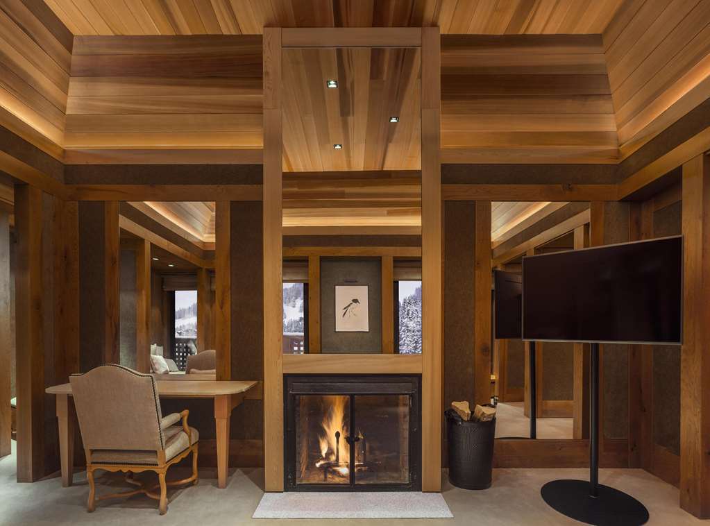 Aman Le Melezin Hotel Courchevel Quarto foto